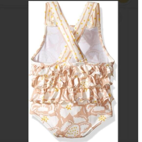 Stella McCartney girls floral swimsuit with ruffles size 8 - Picture 1 of 7